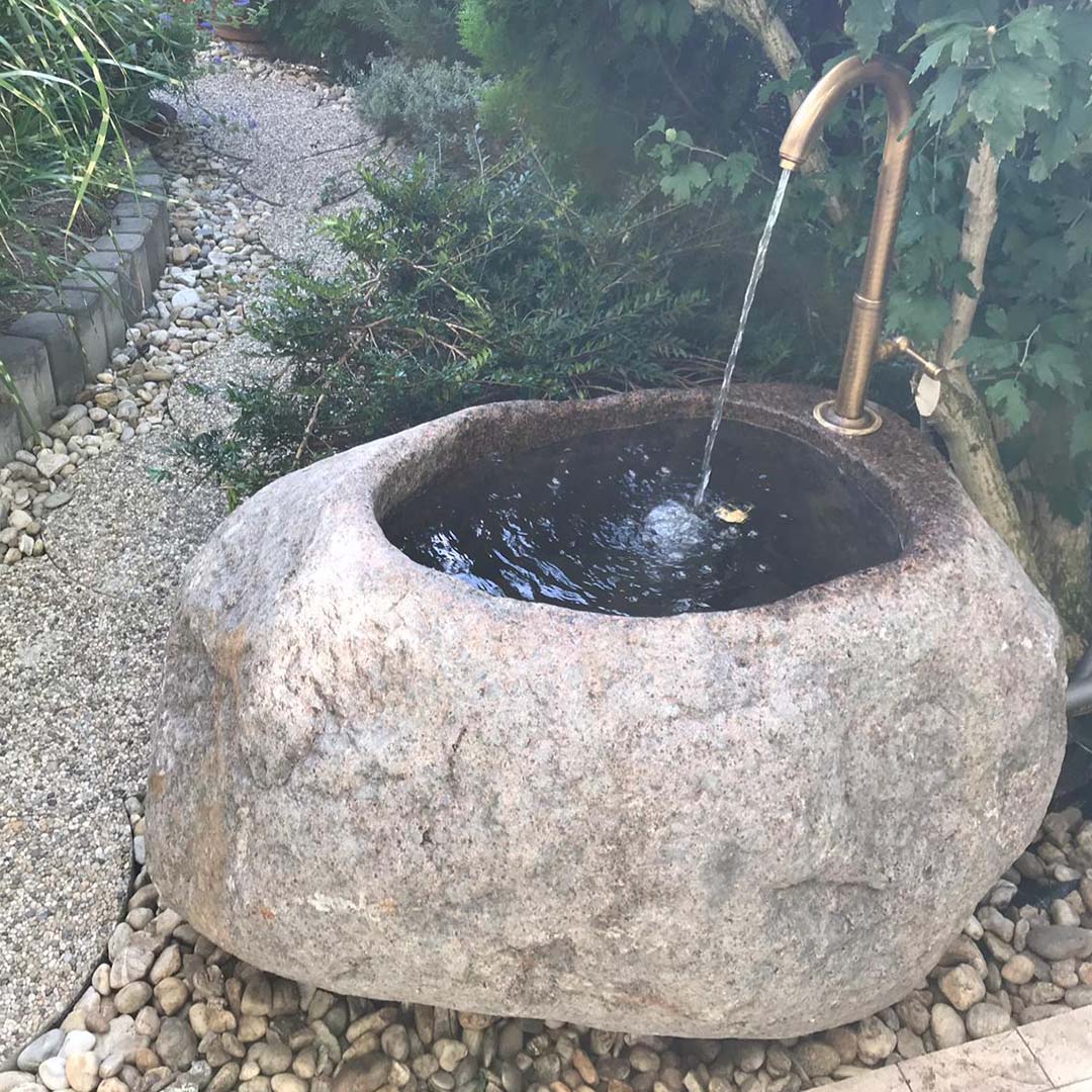 Natursteinwaschbecken von Natursteinhandel Tirol